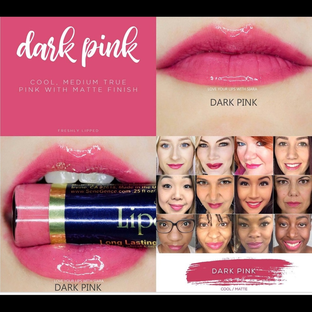 Dark pink lipsense